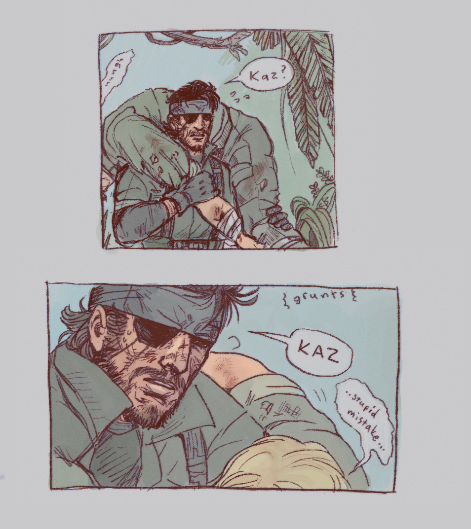 comic. injured kaz