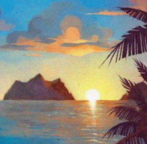 tropical sunset